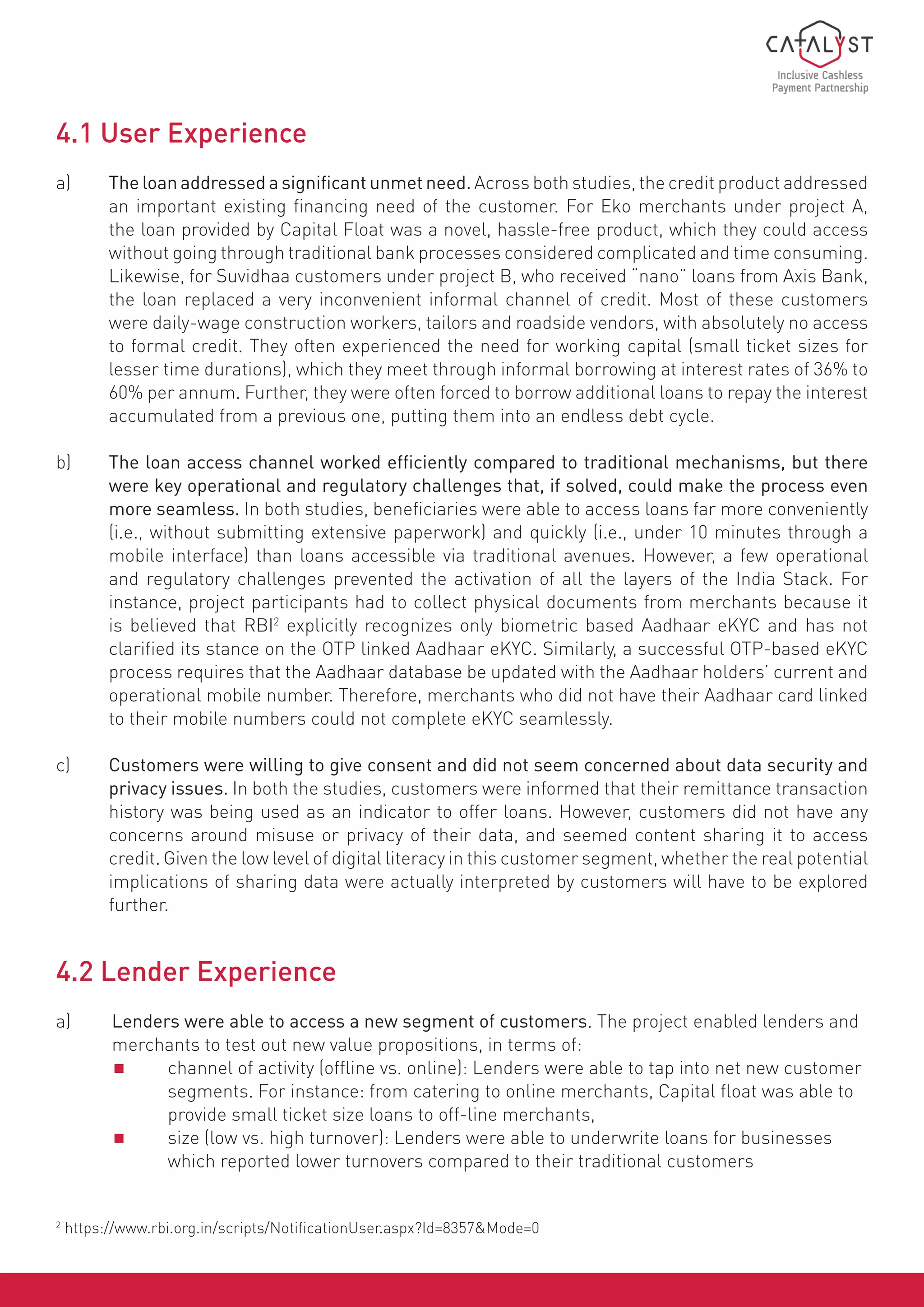 India Stack pilot - commercialization of techno-creative innovations | PDF