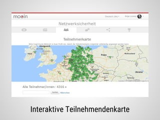 Interaktive Teilnehmendenkarte
 