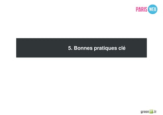 5. Bonnes pratiques clé
 