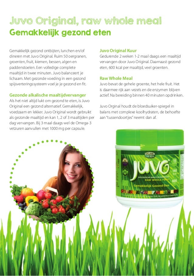 2016 Brochure Juvo Whole Food Maaltijden Puur 2016 brochure juvo whole food maaltijden puur