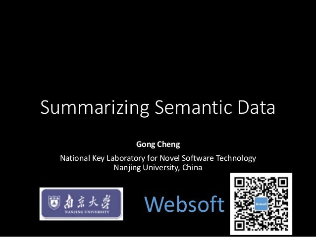 exploration semantic data Summarizing Data Semantic exploration semantic data Summarizing Data Semantic
