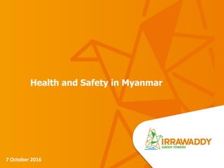 Health and Safety in Myanmar
