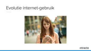 Evolutie internet-gebruik
 