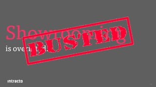 74
Showrooming
is overrated.
 