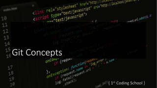 Git Concepts
 