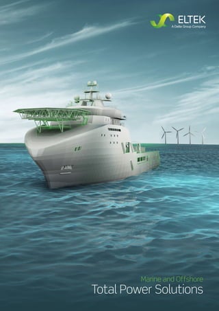Total Power Solutions
Marine and Offshore
Design and concept: Molte & Creuna. Photo: Øystein Lühr-Sæthre, Shutterstock, Getty Images. Document no: MMP30.0006.BR3
Eltek Publications
always updated, all in one place
Get easy access to our brochures, product browser,
videos and other useful information. Download our app by
searching the App Store for Eltek.
At Eltek, we are power experts with a sharp
focus; to develop and provide our customers
all over the world with the greatest power
solutions available for applications used in
an industrial context - where stable, safe
and efficient supply of power is crucial.
This has been our passion and motivation
for more than 40 years: to innovate and lead
the way in power conversion and control.
Today, we help our customers optimize and
safeguard the operation of business-critical
equipment, reduce their carbon footprint,
while, at the same time, reduce their total
cost of ownership of power supply equipment.
Nordic by birth, we have grown to service
all countries and cultures, offering the best
global technology and solutions matched
to local requirements.
The combination of superior expertise,
advanced solutions, responsive support and
service, makes it possible for our more than
2500 passionate and proactive powerexperts
worldwide toprovide our customerswith a
unique, powerful experience.
www.eltek.com/marine
marine@eltek.com
EXPERIENCE THE POWER.
 