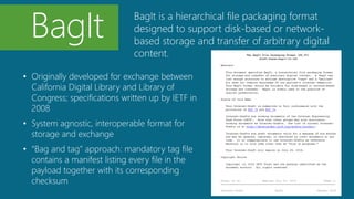 Avoiding the 927 Problem: Standards, Digital Preservation, and ...