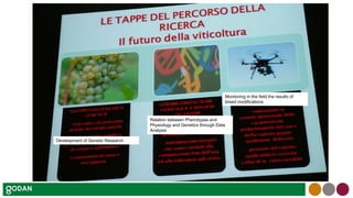 Development of Genetic Research
Relation between Phenotypes and
Physiology and Genetics through Data
Analysis
Monitoring in the field the results of
breed modifications
 