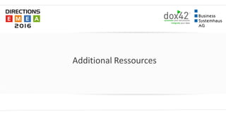 Additional Ressources
 