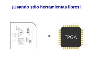 ¡Usando sólo herramientas libres!
 