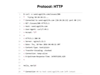 Protocol: HTTP
 