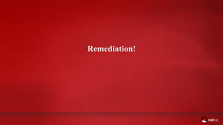 ADD NAME (View > Master > Slide master)
Remediation!
 