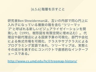 [6.5.6] 階層を示すこと
OpenSpending.org (Open Knowledge Foundation)
https://openspending.org/
 