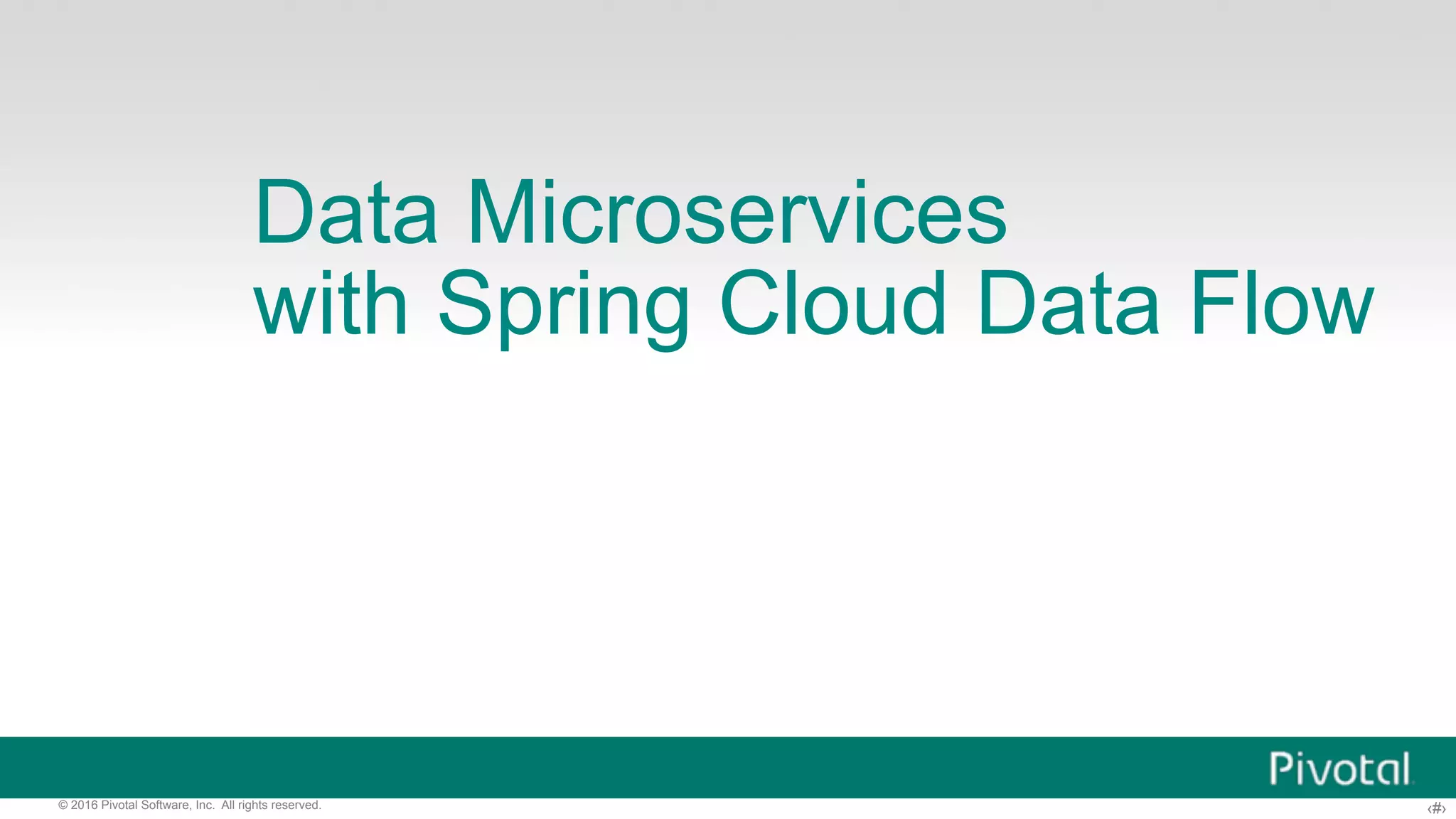 © 2016 Pivotal Software, Inc. All rights reserved. Check sample code •http://bit.ly/making_ccc_a3 