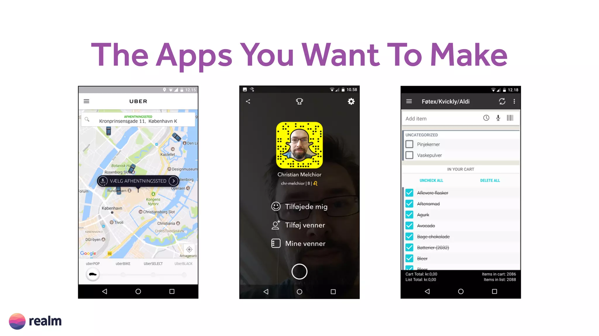 The Apps You Want To Make
 