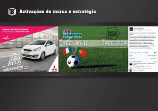 Activações de marca e estratégia
 