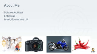 About Me
Solution Architect
Enterprise
Israel, Europe and UK
 