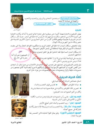 كتاب التاريخ للصف الاول الثانوى الحديث 2016