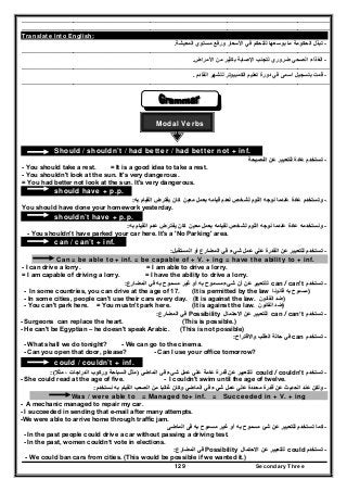 منهج اللغة الانجليزية للصف الثالث الثانوي_الوحدات + القصة  _مستر محمد الديوشي  _ ثانوية خمس نجوم 2016