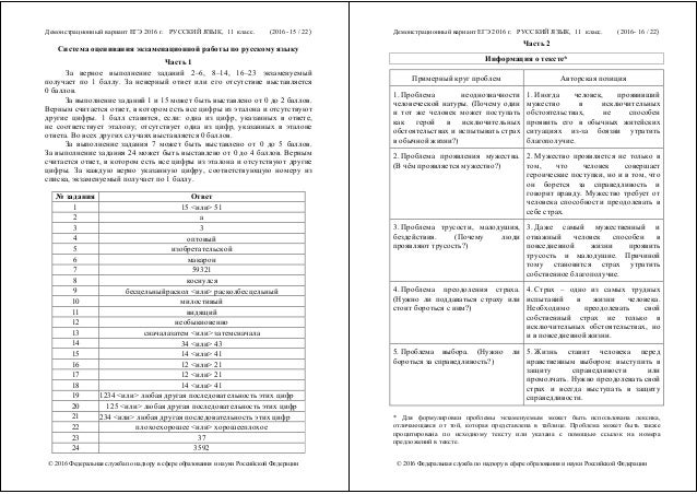 Егэ ответы по русскому языку к варианту №70