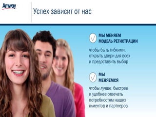 Регистрация Amway РФ 2016