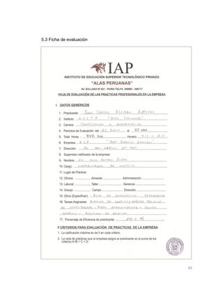 43
5.3 Ficha de evaluación
 