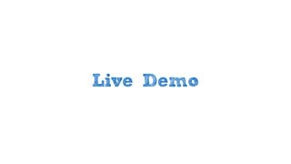 Live Demo
 