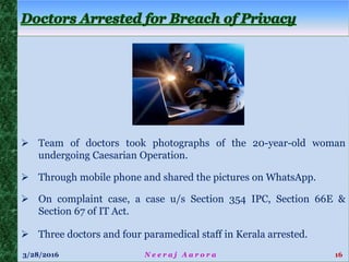 Cyber Crime & Law by Neeraj Aarora - Advocate-on-Record, Supreme Court,CISSP, FCMA, CISA, CEH, CFCE