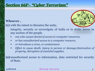 Cyber Crime & Law by Neeraj Aarora - Advocate-on-Record, Supreme Court,CISSP, FCMA, CISA, CEH, CFCE