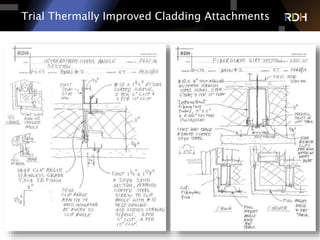 37 of 75
Trial Thermally Improved Cladding Attachments
 