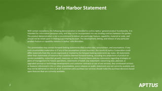#AccelerateQTC
@heinzmarketing
Safe Harbor Statement
2
 