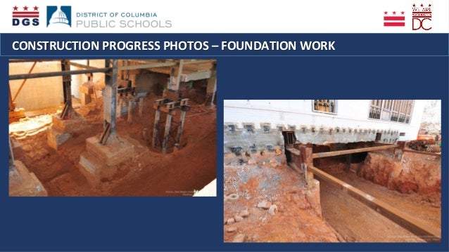  	
  CONSTRUCTION	
  PROGRESS	
  PHOTOS	
  –	
  FOUNDATION	
  WORK	
  
 