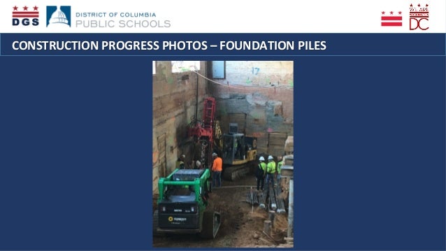  	
  CONSTRUCTION	
  PROGRESS	
  PHOTOS	
  –	
  FOUNDATION	
  PILES	
  
 