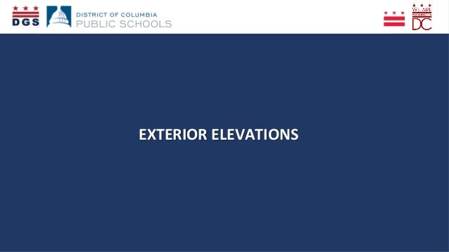 EXTERIOR	
  ELEVATIONS	
  
	
  	
  
 