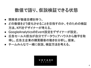 4
 _kߤĿˤ֤ġ
 ɤɤ仯뤳ȤĿָΤΤΗ^
KPIǥʩ`롣
 GoogleAnalyticsEventOǥʩ`O
 ڸ楻`륹Է֤ǥǩ`ϥ֤ȡ
äڸIُIͤ΄Ӥ᰸
 `ߤʤһwˁh^򿼤롣
Zꡢh^Ǥ״B
 
