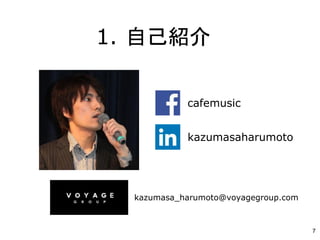 7
1. ԼB
cafemusic
kazumasaharumoto
kazumasa_harumoto@voyagegroup.com
 