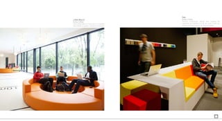 Little Miss O
Quince & Milan
Islas configurables en foam con o sin respaldo
para trabajo en equipo y reuniones informales.
Dok
Quince & Milan
Sistema multifunción bifacial para espacios de
coworking, que destina una de sus caras a sofá con
asientos en foam y la otra de mesa de trabajo.
 