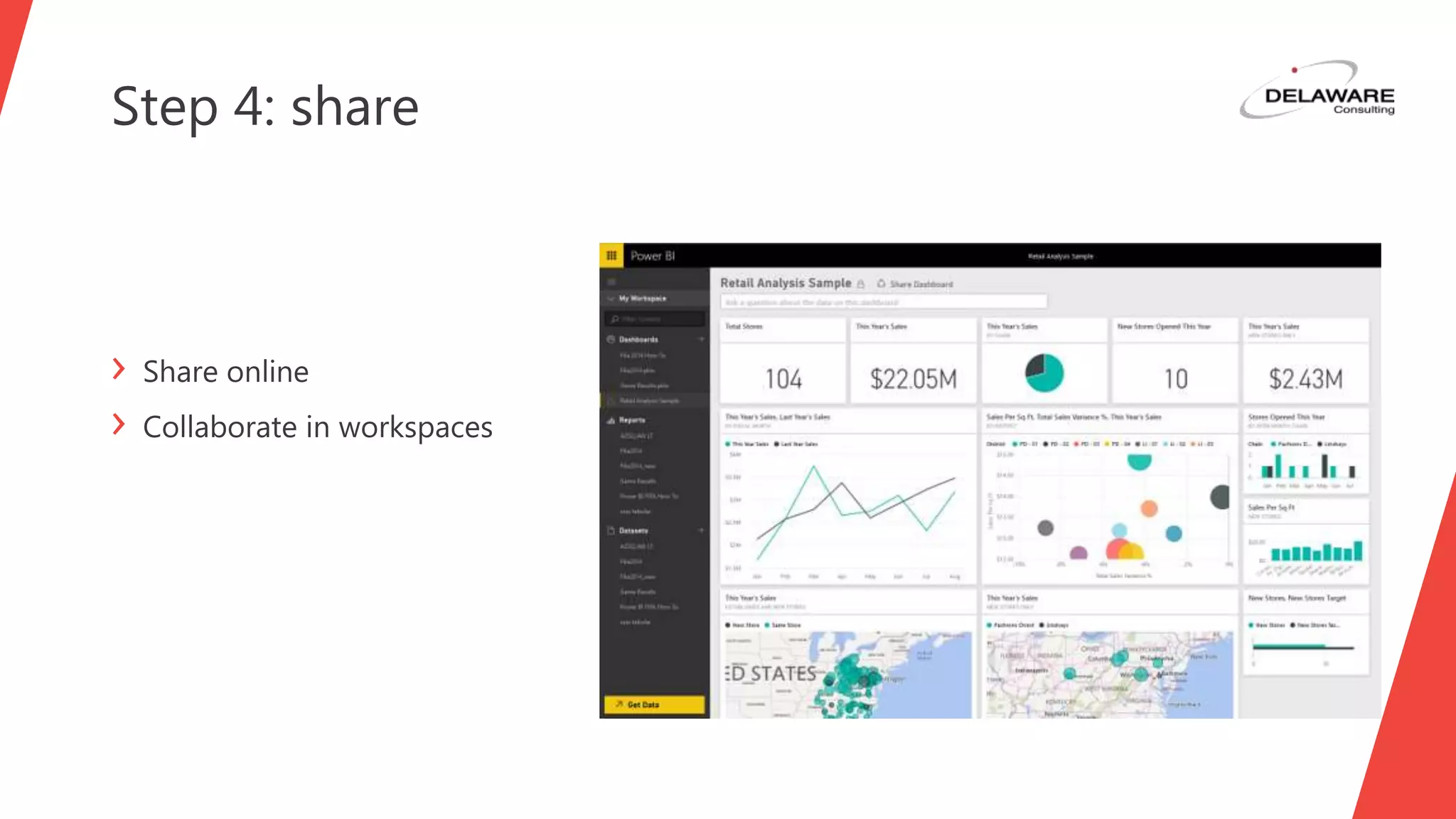 Step 4: share
› Share online
› Collaborate in workspaces