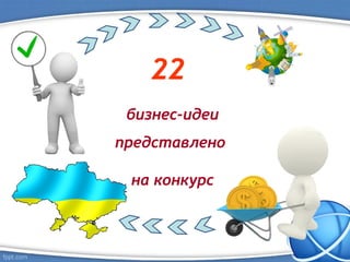 22
бизнес-идеи
представлено
на конкурс
 