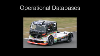 Operational Databases
 