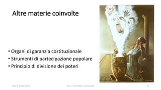 Altre materie coinvolte
• Organi di garanzia costituzionale
• Strumenti di partecipazione popolare
• Principio di divisione dei poteri
2016 © Davide Caocci Verso il referendum costituzionale 15
 