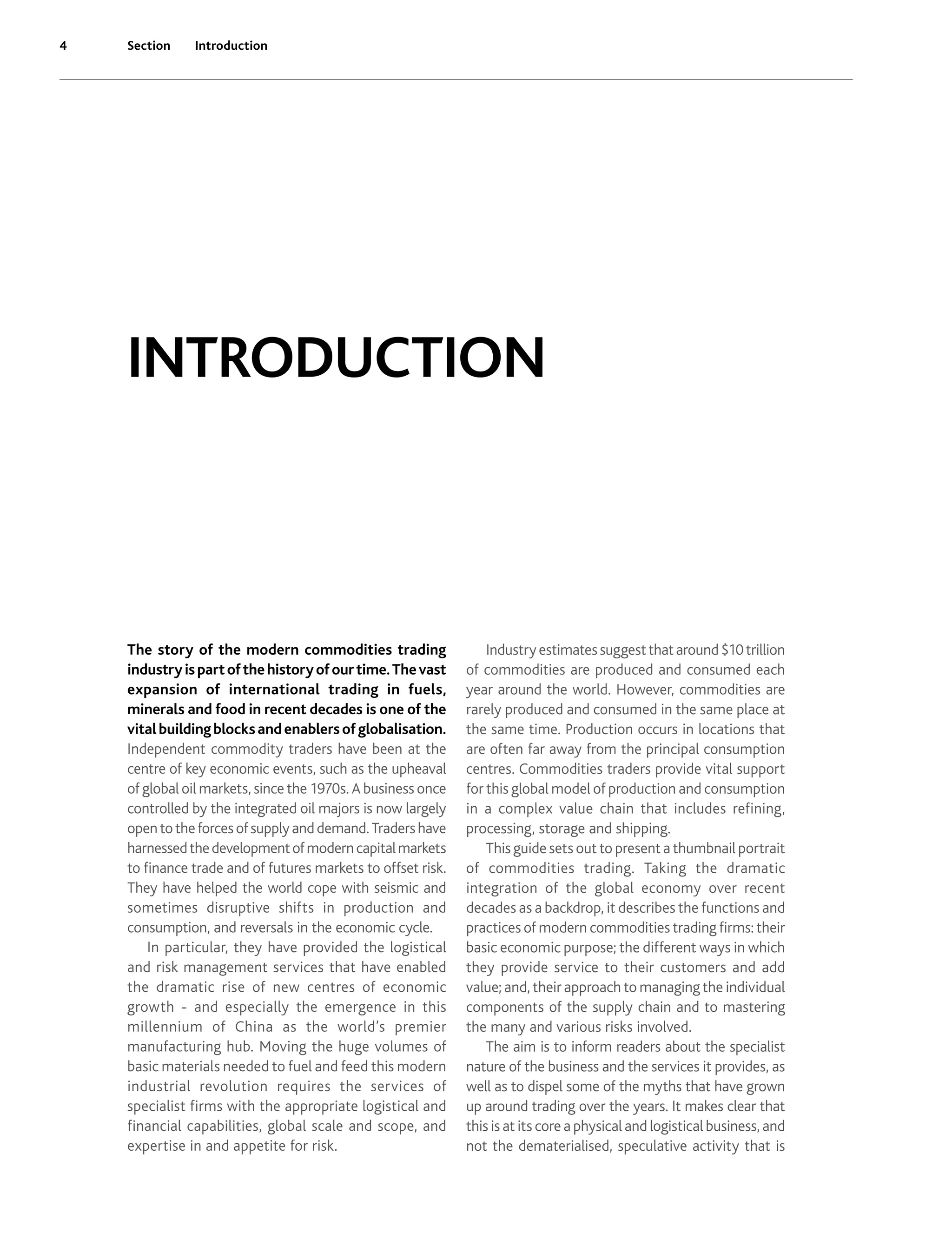 Commodities Demystified A Guide To Trading And The Global Supply