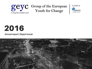 2016
Annual report | Raport anual
 