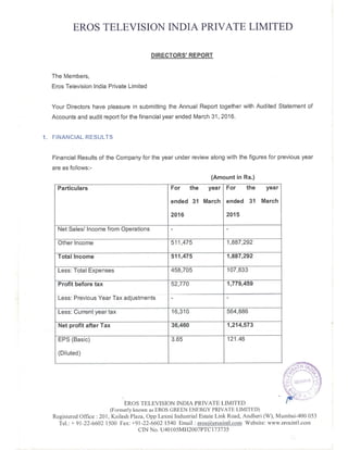 2016.11.22 directors report