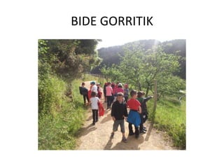 BIDE GORRITIK
 