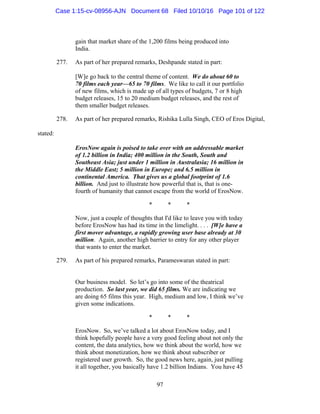 2016.10.14 Eros Amended Complaint