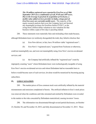 2016.10.14 Eros Amended Complaint