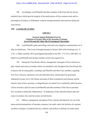 2016.10.14 Eros Amended Complaint