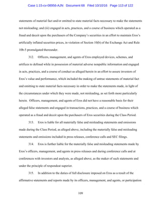 2016.10.14 Eros Amended Complaint