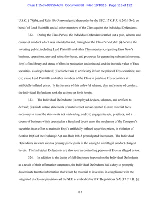 2016.10.14 Eros Amended Complaint